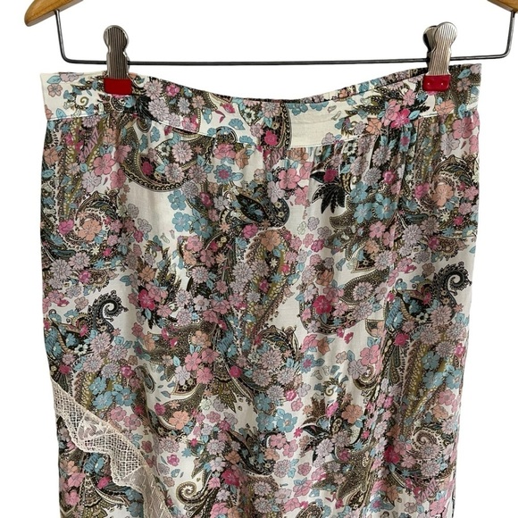 ZADIG & VOLTAIRE Jeudie Soft Yoko Flower Midi Skirt - Picture 5 of 12